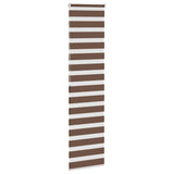 Store zèbre marron 55x200 cm largeur du tissu 50,9 cm polyester