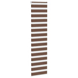 Store zèbre marron 65x200 cm largeur du tissu 60,9 cm polyester