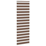 Store zèbre marron 70x200 cm largeur du tissu 65,9 cm polyester