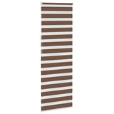 Store zèbre marron 70x200 cm largeur du tissu 65,9 cm polyester