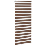 Store zèbre marron 105x200cm largeur du tissu 100,9cm polyester