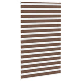 Store zèbre marron 140x200cm largeur du tissu 135,9cm polyester