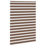 Store zèbre marron 155x200cm largeur du tissu 150,9cm polyester