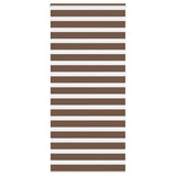 Store zèbre marron 95x230 cm largeur du tissu 90,9 cm polyester