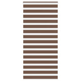 Store zèbre marron 100x230 cm largeur du tissu 95,9cm polyester