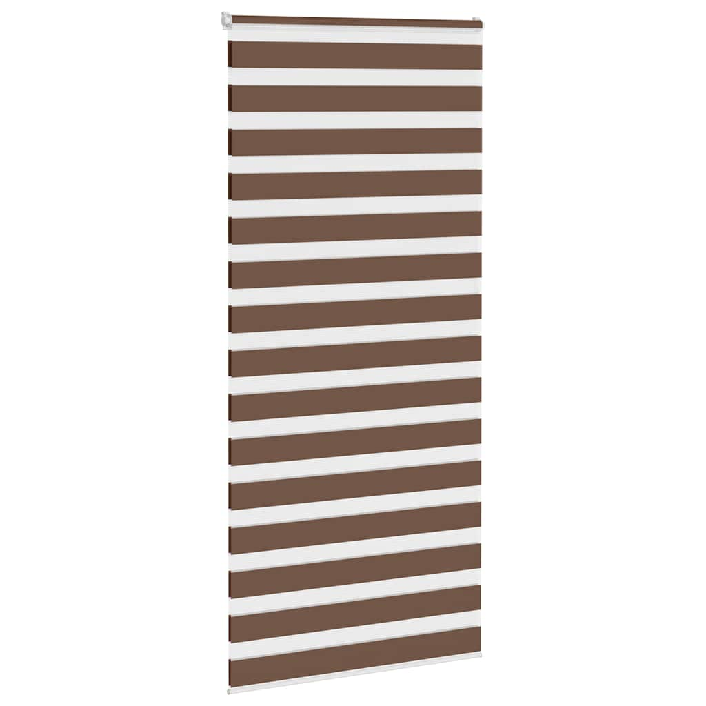 Store zèbre marron 115x230cm largeur du tissu 110,9cm polyester