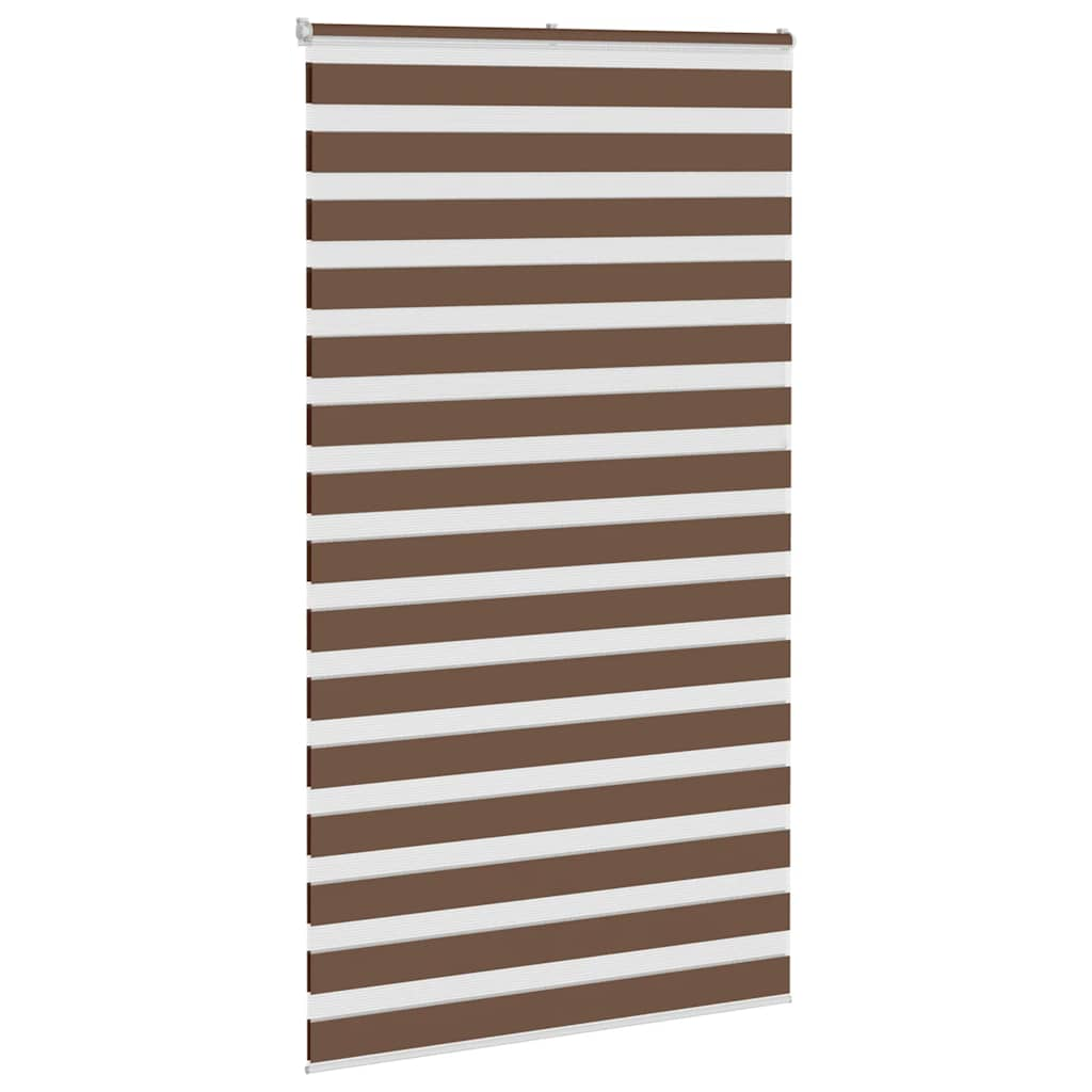 Store zèbre marron 120x230cm largeur du tissu 115,9cm polyester