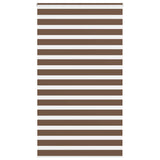 Store zèbre marron 130x230cm largeur du tissu 125,9cm polyester