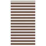 Store zèbre marron 135x230cm largeur du tissu 130,9cm polyester