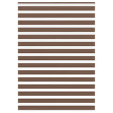 Store zèbre marron 155x230cm largeur du tissu 150,9cm polyester