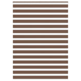 Store zèbre marron 160x230cm largeur du tissu 155,9cm polyester