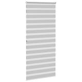 Light gray zebra blind fabric width 105.9 cm polyester