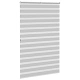 Light gray zebra blind fabric width 140.9 cm polyester