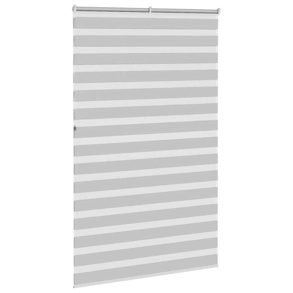 Light gray zebra blind fabric width 135.9 cm polyester