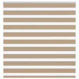 Store zèbre marron sable largeur du tissu 135,9 cm polyester