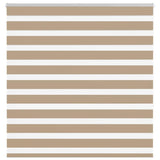 Store zèbre marron sable largeur du tissu 140,9cm polyester