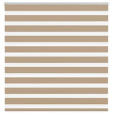 Store zèbre marron sable largeur du tissu 145,9 cm polyester