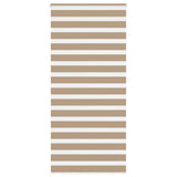 Sand brown zebra blind fabric width 110.9 cm polyester