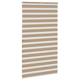 Store zèbre marron sable largeur du tissu 115,9 cm polyester