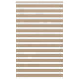 Sand brown zebra blind fabric width 140.9 cm polyester