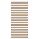 Store zèbre marron sable largeur du tissu 100,9cm polyester