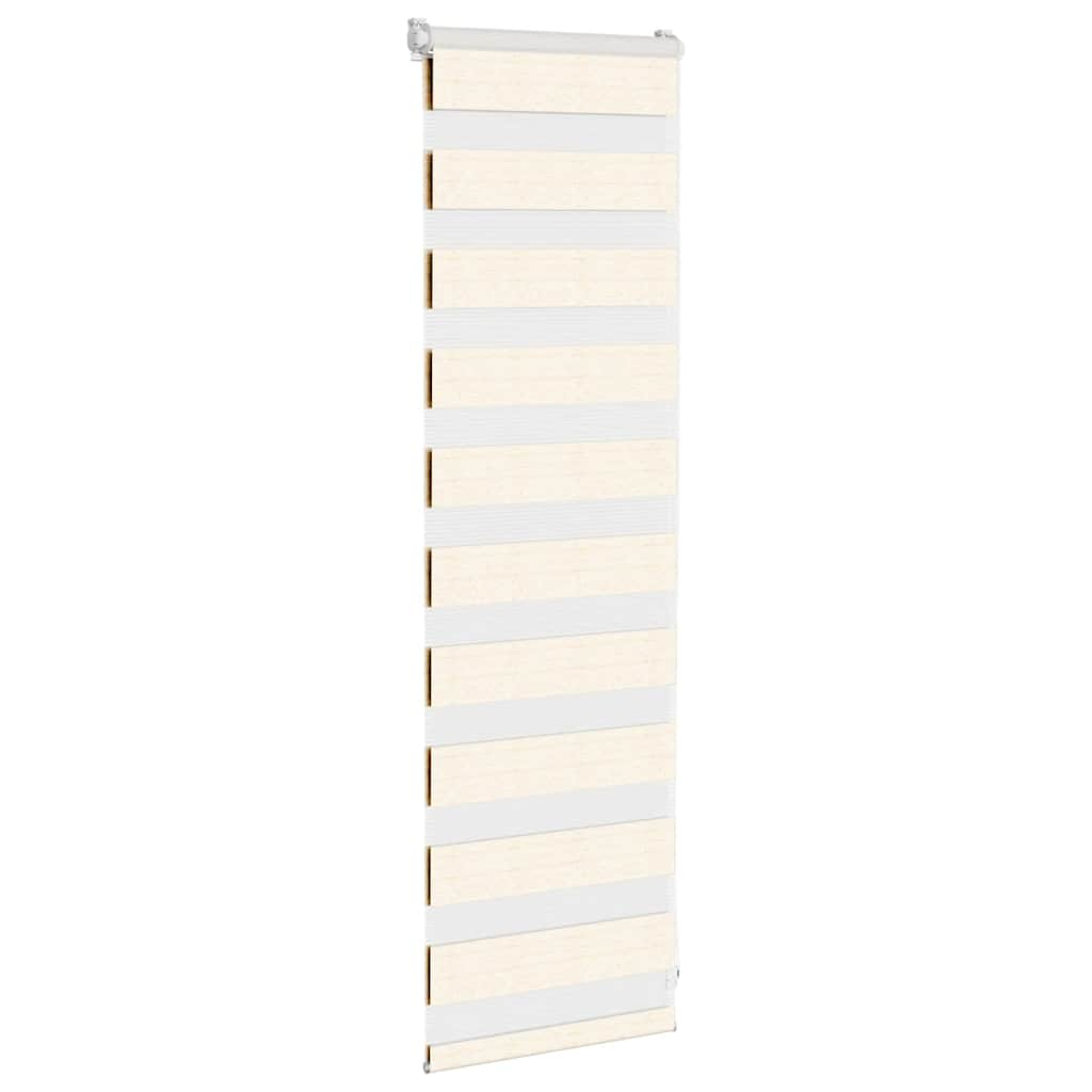 Store zèbre beige marbré largeur du tissu 35,9 cm polyester