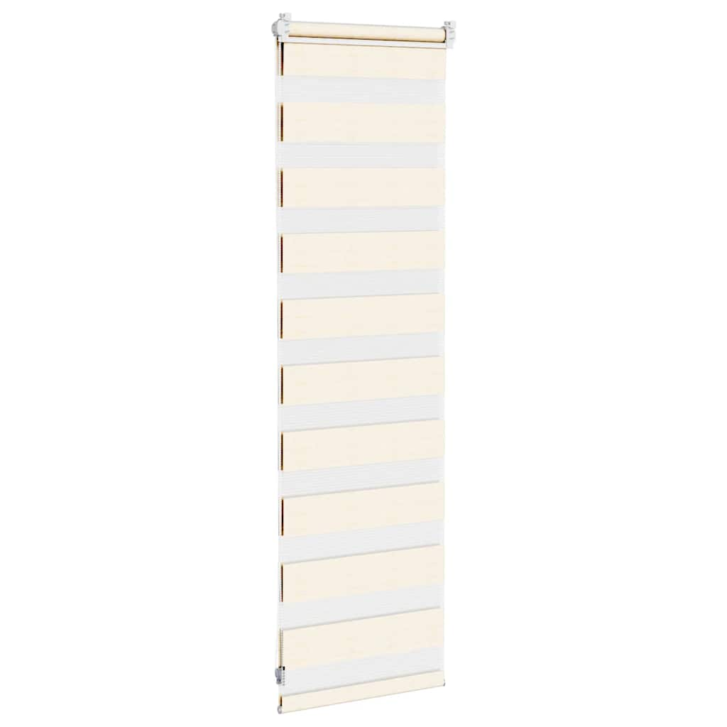 Store zèbre beige marbré largeur du tissu 35,9 cm polyester