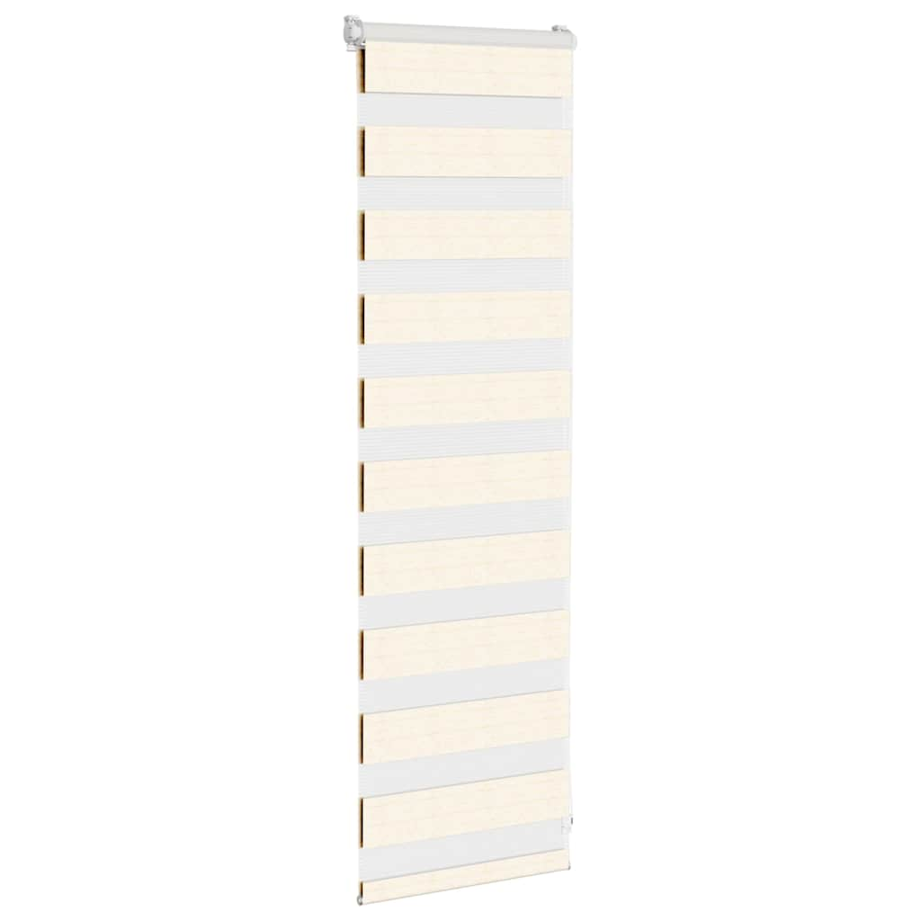 Store zèbre beige marbré largeur du tissu 45,9 cm polyester