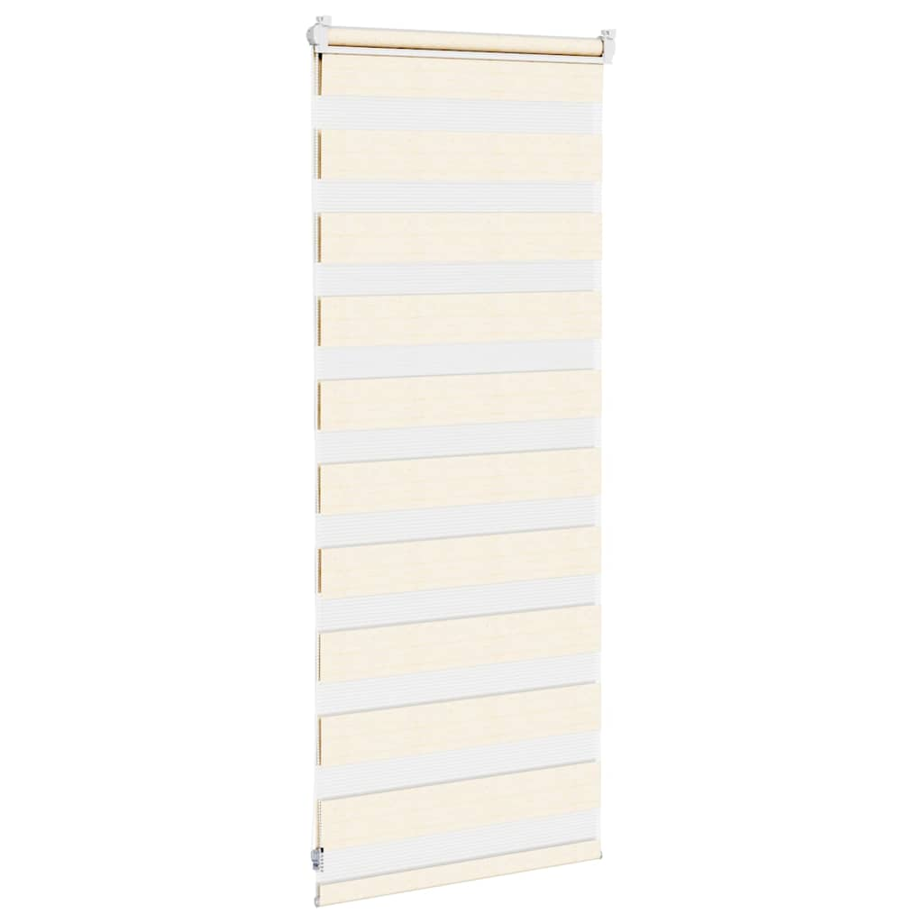 Store zèbre beige marbré largeur du tissu 50,9 cm polyester