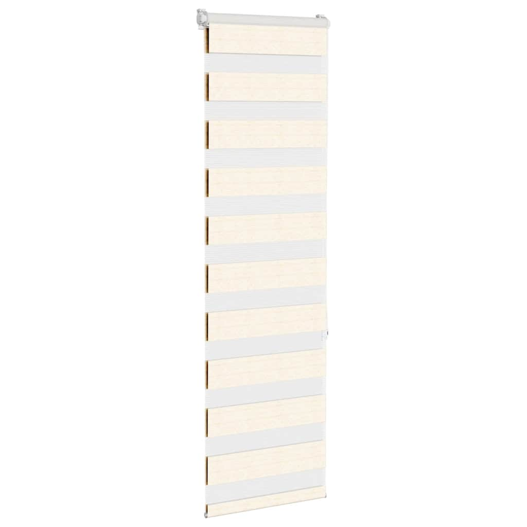 Store zèbre beige marbré largeur du tissu 35,9 cm polyester