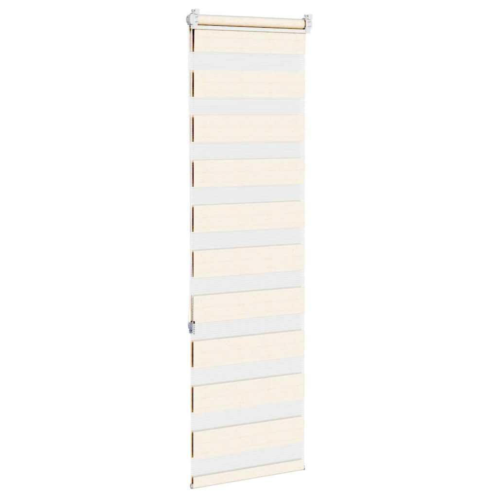 Store zèbre beige marbré largeur du tissu 35,9 cm polyester