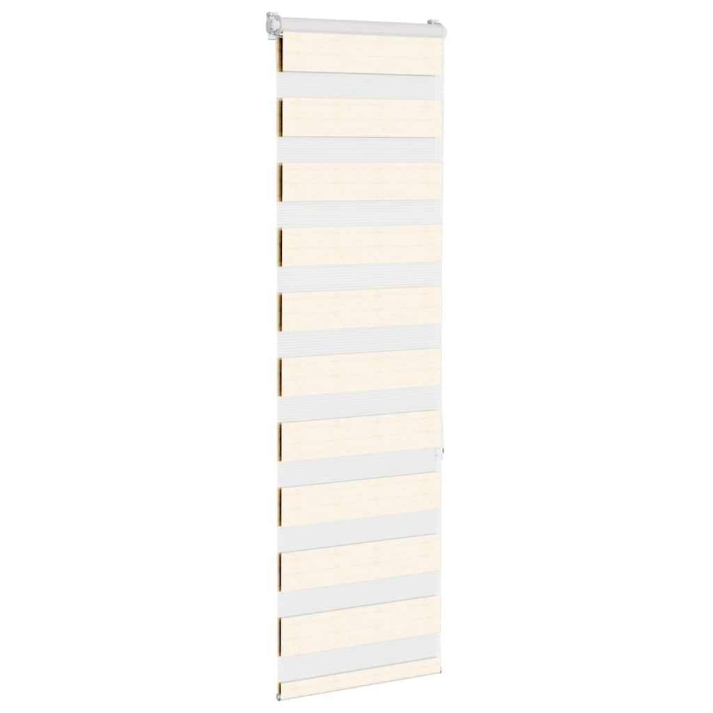 Store zèbre beige marbré largeur du tissu 40,9 cm polyester