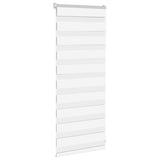 Store zèbre blanc 55x100 cm largeur du tissu 50,9 cm polyester