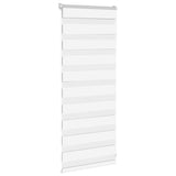 Store zèbre blanc 60x100 cm largeur du tissu 55,9 cm polyester