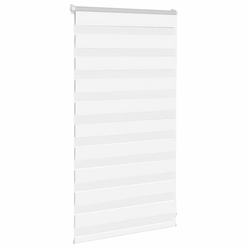 Store zèbre blanc 80x100 cm largeur du tissu 75,9 cm polyester