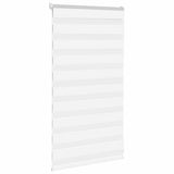 Store zèbre blanc 80x100 cm largeur du tissu 75,9 cm polyester