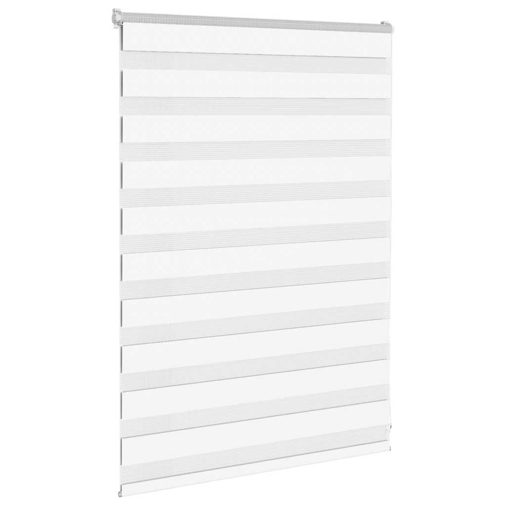 White zebra blind 95x100 cm fabric width 90.9 cm polyester