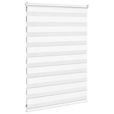 White zebra blind 95x100 cm fabric width 90.9 cm polyester