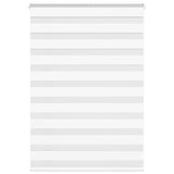 White zebra blind 100x100 cm fabric width 95.9cm polyester