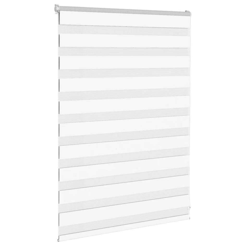 White zebra blind 110x100 cm fabric width 105.9cm polyester