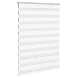 White zebra blind 110x100 cm fabric width 105.9cm polyester