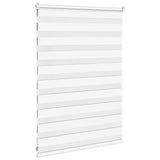 White zebra blind 110x100 cm fabric width 105.9cm polyester