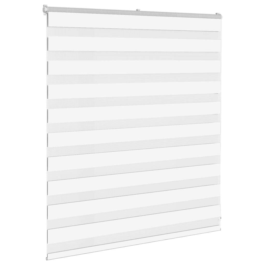 White zebra blind 120x100 cm fabric width 115.9cm polyester