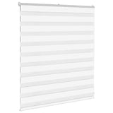 Store zèbre blanc 130x100 cm largeur du tissu 125,9cm polyester