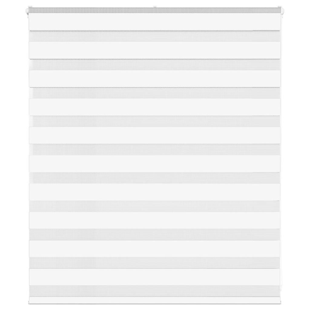 White zebra blind 135x100 cm fabric width 130.9cm polyester