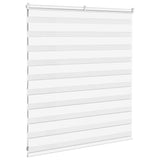 White zebra blind 135x100 cm fabric width 130.9cm polyester