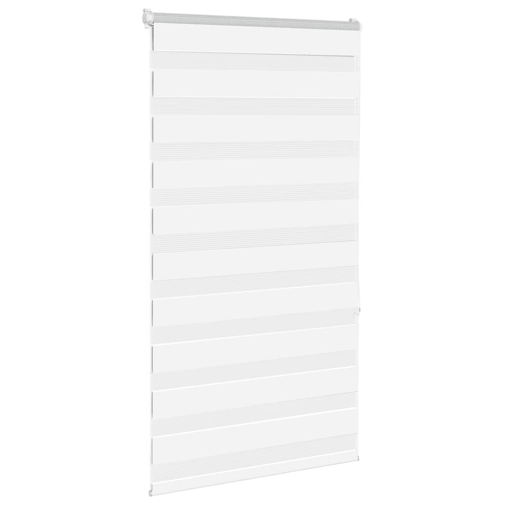 Store zèbre blanc 80x150 cm largeur du tissu 75,9 cm polyester