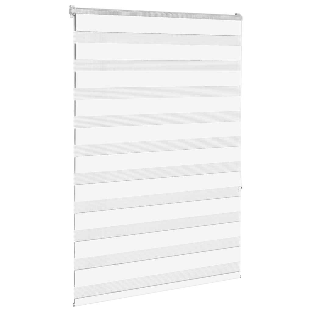 White zebra blind 95x150 cm fabric width 90.9 cm polyester