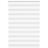 White zebra blind 110x150 cm fabric width 105.9cm polyester