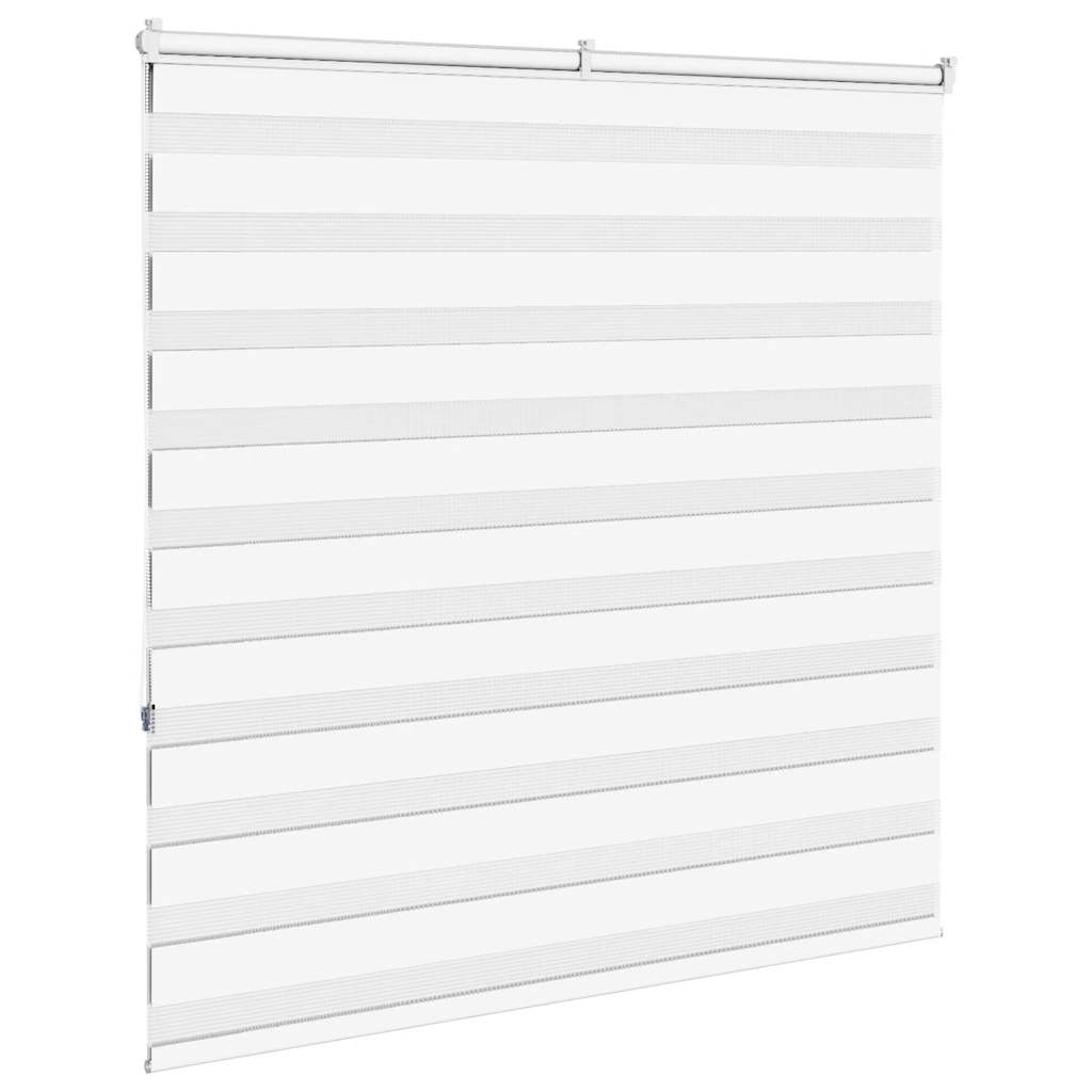 White zebra blind 150x150 cm fabric width 145.9cm polyester